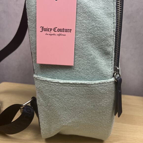 Juicy Couture Wingin It Backpack w/ Matching Coin Bag Pastel Turquoise Butterly main image 3